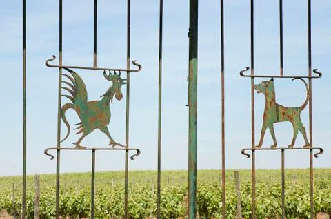 Decorated gate Stock Photos