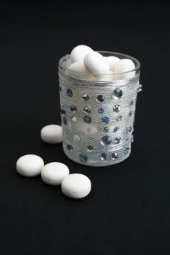 Decorated Glass Stock Photos