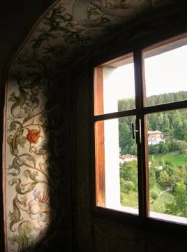 Decorated interior of an Austrian house Stock Photos