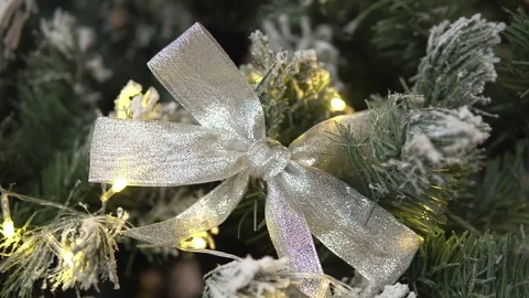 Decorated new year tree Stock Footage 83933360