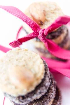 Decorated Petit Four Stock Photos
