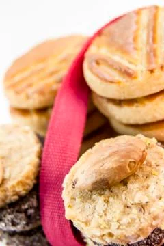 Decorated Petit Four Stock Photos