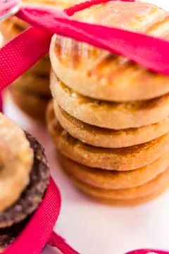 Decorated Petit Four Stock Photos