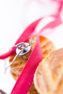 Decorated Petit Four Stock Photos