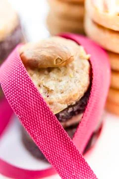 Decorated Petit Four Stock Photos