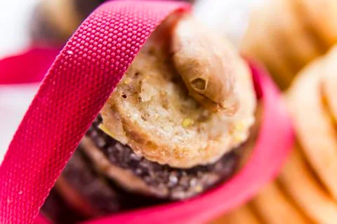 Decorated Petit Four Stock Photos