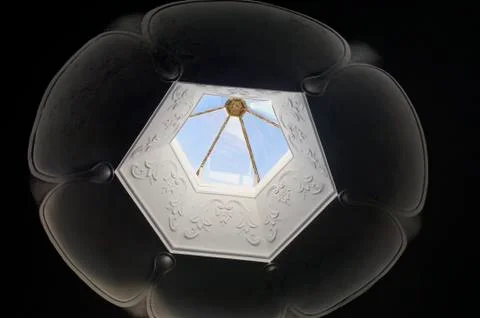 Decorated skylight Stock Photos