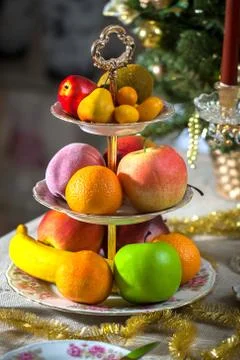 Decorated table Stock Photos