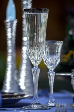 Decorated table Stock Photos