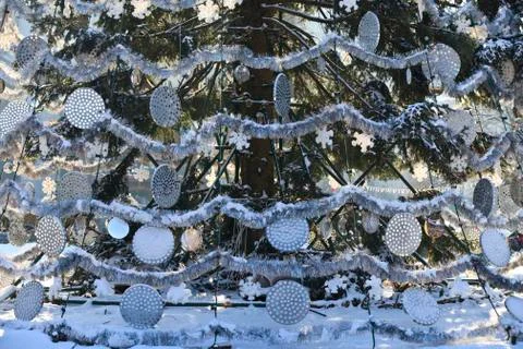 Decorated tree Stock Photos