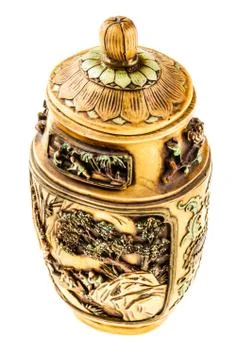 Decorated urn Stock Photos