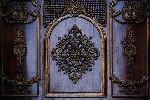 Decorated wall Stock Photos