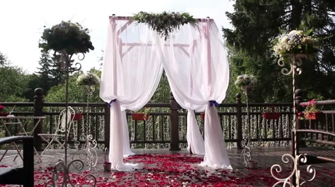 Decorated Wedding Arch Vidéo 59657192
