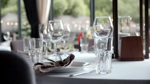 Decorated wedding table. Stock Footage 166706244