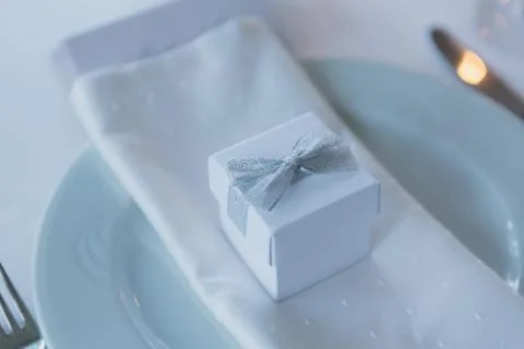 Decorated wedding table Stock-Fotos