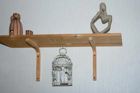 Decoratie elements of the interior in the room on the wall Stock Photos