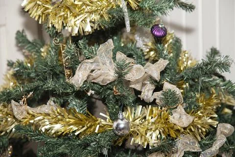 Decorating for Christmas Stock Photos
