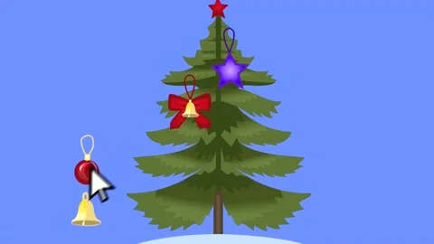 Decorating Christmas tree, celebration of Xmas Stock Footage 140855201