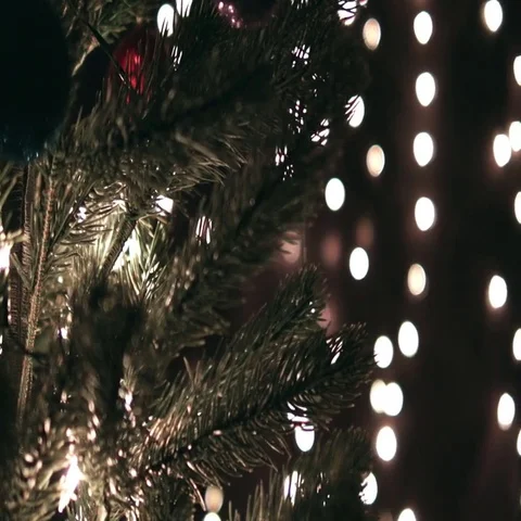 Decorating Christmas Tree Stock Footage 69700113