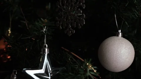 Decorating A Christmas Tree Stock-Footage 83020263