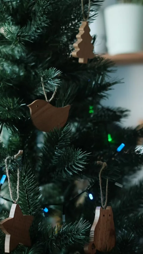 Decorating the christmas tree Stock-Footage 168280363
