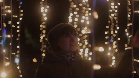 Decorating lights(Christmas lights) Stock Footage 83797572