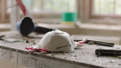 Decorating with PPE Stock Footage 128461077