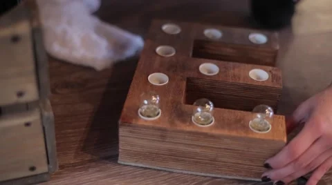 Decorating wedding: lamp "E" letter Stock-Footage 60958594