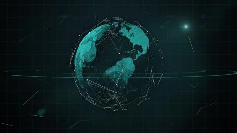 Decoration abstract geometric space background. 스톡 일러스트