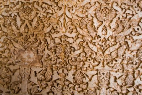 Decoration in Alhambra Фото