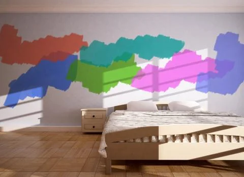 Decoration and paint 스톡 일러스트