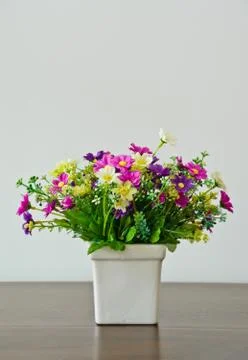 Decoration artificial flower Stock Photos
