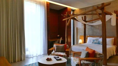 Decoration in bedroom Stock Footage 65207514