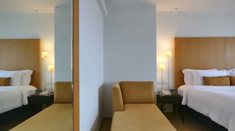 Decoration in bedroom Stock Footage 65207562