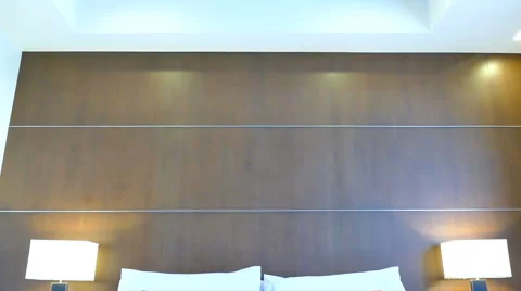 Decoration in bedroom Video stock 65207595