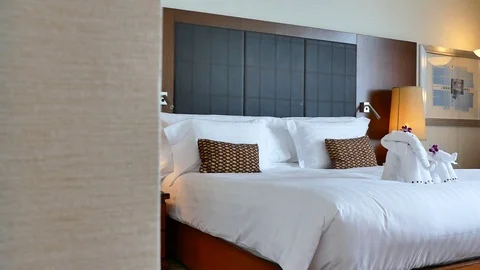 Decoration in bedroom Stock Footage 76154292