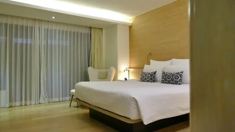 Decoration in bedroom Stock Footage 76305052