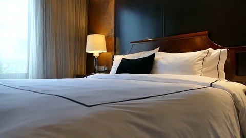 Decoration in bedroom Stock Footage 76305319