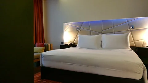 Decoration in bedroom Stock Footage 76305720