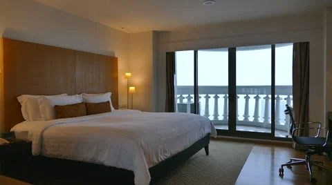 Decoration in bedroom interior Stock-Footage 64923027