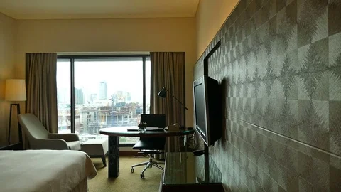 Decoration in bedroom interior Stock-Footage 77237583