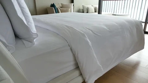 Decoration in bedroom interior Video stock 79949610