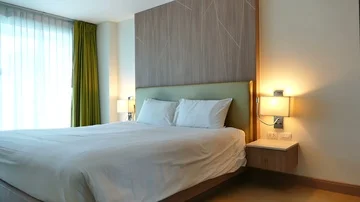Decoration in bedroom interior Stock Footage 85517092
