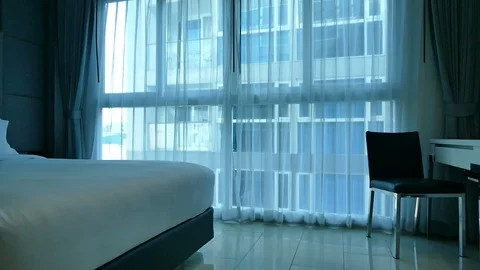 Decoration in bedroom interior Stock-Footage 88396544