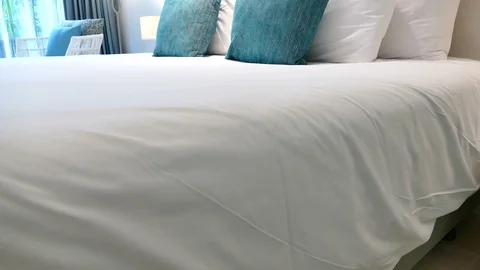 Decoration in bedroom interior Stock-Footage 91940542