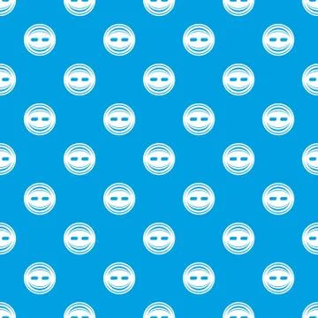 Decoration button pattern seamless blue イラスト素材