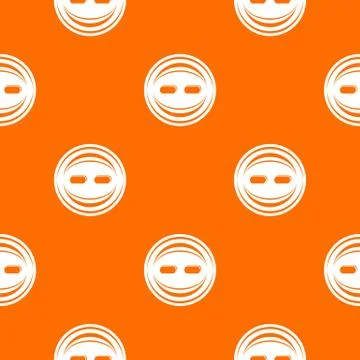 Decoration button pattern vector orange 스톡 일러스트