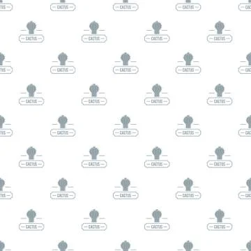 Decoration cactus pattern vector seamless イラスト素材