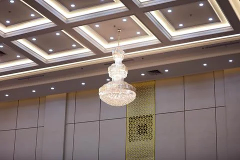 Decoration on the ceiling of a building Stock Photos