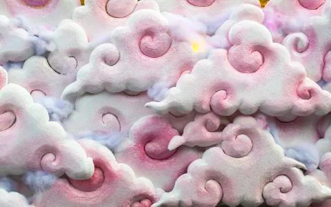 Decoration clouds background Stock Photos